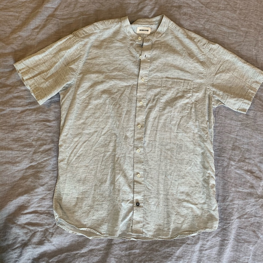 Taylor Stitch SS Bandit Heather Gray 44/ XL